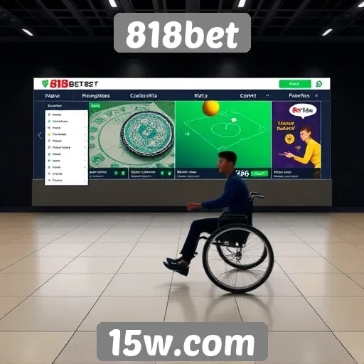 Acessibilidade e navegação no site 818bet